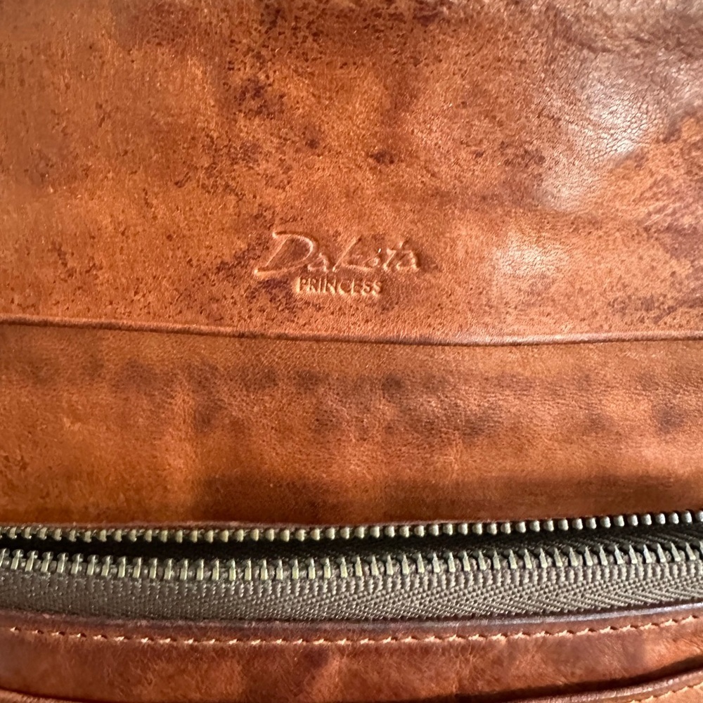 Dakota Leather Long Wallet – Brown / Burnt Orange - Picture 10 of 15